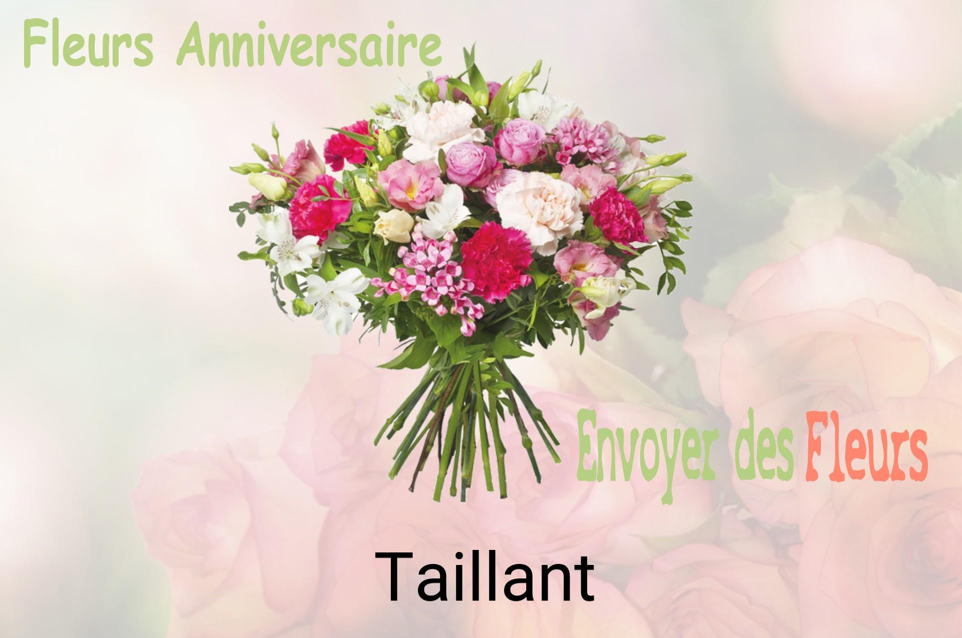 Bouquet de fleurs d’anniversaire livré à Taillant